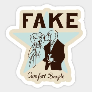 Comfort Beagle Sticker